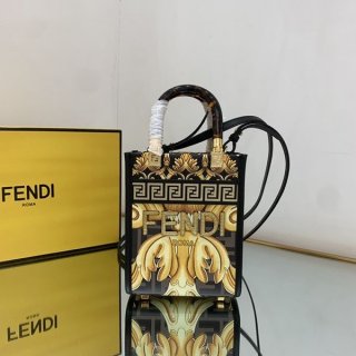 【フェンディ×ヴェルサーチェ コピー】Fendace◆Sunshine Mini ショッパーバッグ fez34488 【フェンディ×ヴェルサーチェ コピー】Fendace◆Sunshine Mini ショッパーバッグ fez34488