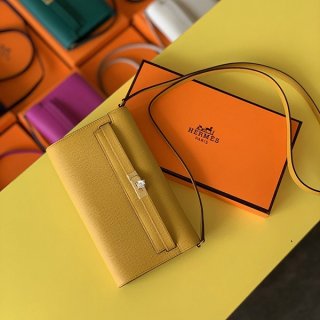 世界中で大人気エルメス コピー エプソン ケリートゥーゴー 長財布 パンプキン eru97539