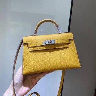エルメス ケリーミニ2 カザック エプソン 本物 シルバー金具 he19014 エルメス ケリーミニ2 カザック エプソン 本物 シルバー金具 he19014