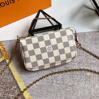 関税負担なし ルイヴィトン ショルダーバッグ 本物 ダミエ ミニポシェットアクセソワール N58010 関税負担なし ルイヴィトン ショルダーバッグ 本物 ダミエ ミニポシェットアクセソワール N58010