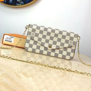 【ルイヴィトン ショルダーバッグ コピー】ダミエ ポシェット フェリシー チェーンウォレット M63106 【ルイヴィトン ショルダーバッグ コピー】ダミエ ポシェット フェリシー チェーンウォレット M63106