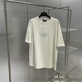 バレンシアガ スライムロゴプリント コットンジャージー製 Tシャツ 激安 bae36299 バレンシアガ スライムロゴプリント コットンジャージー製 Tシャツ 激安 bae36299