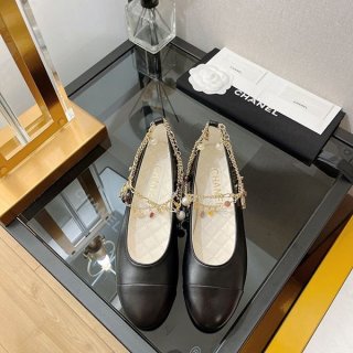 争奪戦 シャネル 新作のクラシックレディースローヒールパンプス 本物 shz61269