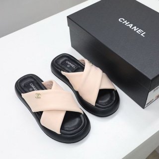 希少色シャネル レザー 厚底 サンダル 本物 黒 布地 shb24552 希少色シャネル レザー 厚底 サンダル 本物 黒 布地 shb24552