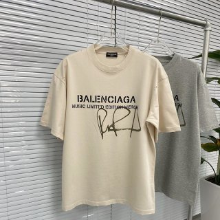 世界中で大人気【バレンシアガ】ロゴ入りコットン 本物 Tシャツ bag80455 世界中で大人気【バレンシアガ】ロゴ入りコットン 本物 Tシャツ bag80455