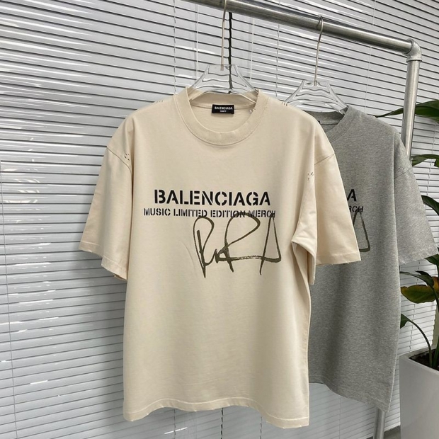 世界中で大人気【バレンシアガ】ロゴ入りコットン 本物 Tシャツ bag80455