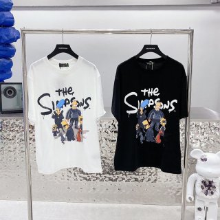世界中で大人気【バレンシアガ】 The Simpsons プリント コットン Tシャツ コピー bap55128 世界中で大人気【バレンシアガ】 The Simpsons プリント コットン Tシャツ コピー bap55128