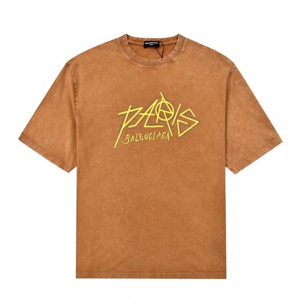 争奪戦【バレンシアガ】ParisロゴプリントTシャツ本物☆Medium Fit bam93763