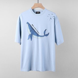 21-22AWバレンシアガ★ロゴ ダメージ Tシャツ コピー baj42631 21-22AWバレンシアガ★ロゴ ダメージ Tシャツ コピー baj42631