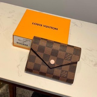 ルイヴィトン 財布 本物 ポルトフォイユ ヴィクトリーヌ ダミエ エベヌ ミニ財布 M61700 ルイヴィトン 財布 本物 ポルトフォイユ ヴィクトリーヌ ダミエ エベヌ ミニ財布 M61700