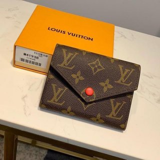 ルイヴィトン 財布 本物 ポルトフォイユ ヴィクトリーヌ ダミエ エベヌ ミニ財布LV20273
