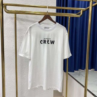 大人気!バレンシアガ CREWロゴ Tシャツ コピー ホワイト baa41967 大人気!バレンシアガ CREWロゴ Tシャツ コピー ホワイト baa41967