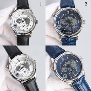世界中で大人気ジャガールクルト ジオフィジック ユニバーサルタイ 本物 42mm 2色 Jav83105