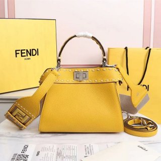 秋冬新作フェンディ ピーカブー 本物 ミニ フルグレインレザー バッグ fed53816 秋冬新作フェンディ ピーカブー 本物 ミニ フルグレインレザー バッグ fed53816