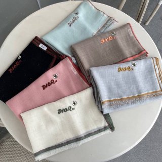 大人気!!ディオール X Kwas ショール シルク マフラー 本物 6色 dek38659