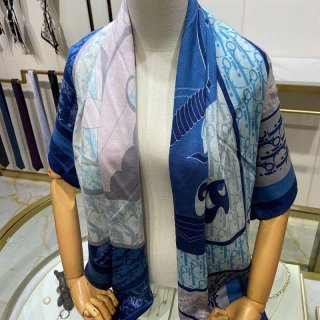 完売人気 ディオール マフラー ショール本物 100% カシミヤ deg59969