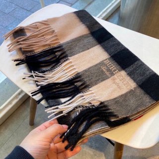 21-22AWバーバリー クラシック カシミヤ チェック マフラー 本物 Bar99318