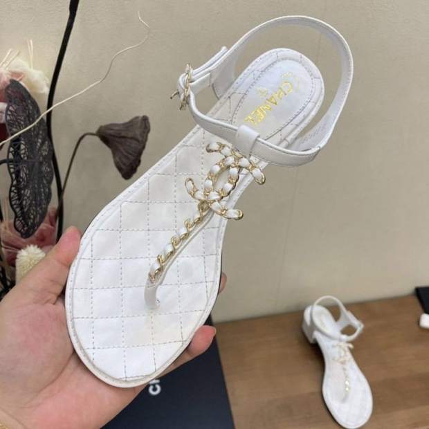 稀少 新限定 シャネル パール ココマーク サンダル ミュール レア 本物 shu08115
