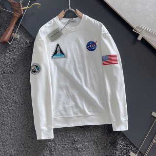 欲しい超限定バレンシアガ トレーナー 本物 レギュラー クルーネック スペース NASA baf31586