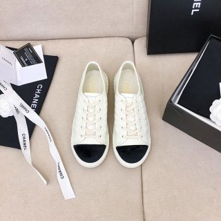 追跡付き★シャネル★大人気! スニーカー カーフスキン★可愛い shx38110 追跡付き★シャネル★大人気! スニーカー カーフスキン★可愛い shx38110