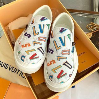 [送料無料] ルイヴィトン スニーカー 本物 ☆LV x NBA コラボ☆LVオリライン vuz44123