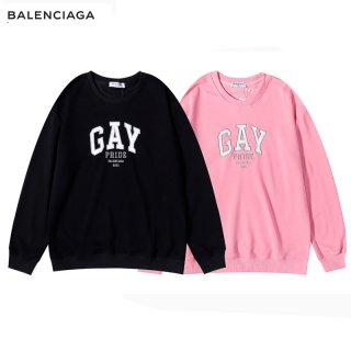 可愛い【バレンシアガ パーカー 本物】GAY PLIDE オーバーサイズ ロゴ bag93949