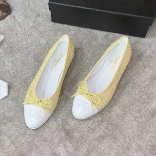 超希少！人気 シャネル上品バイカラーバレリーナ 本物 shx06034