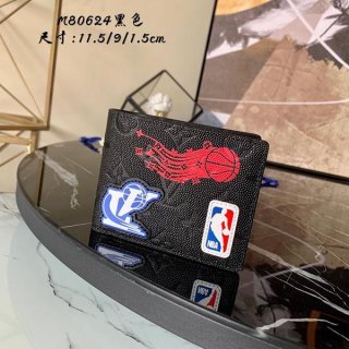 ルイヴィトン 財布 本物★NBA ポルトフォイユミュルティプル M80624 ルイヴィトン 財布 本物★NBA ポルトフォイユミュルティプル M80624