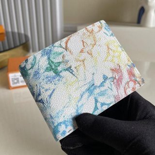 21SS☆ルイヴィトン 財布 本物 ウォーターカラー スレンダー M80464 21SS☆ルイヴィトン 財布 本物 ウォーターカラー スレンダー M80464