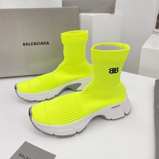 ★日本!!人気！バレンシアガ スピードトレーナー 本物 Speed 3.0 BBロゴ入り ソールユニットスニーカー baa06115
