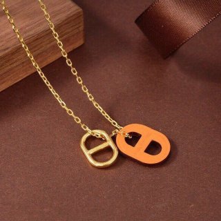 大人気 エルメス シェーヌダンクル OMaillon ネックレス 本物 eru48069