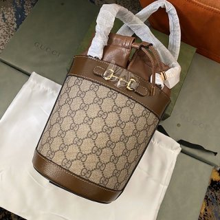 グッチ 1955 ホースビット スモール バケットバッグ 本物637115 92TPG 8563 グッチ 1955 ホースビット スモール バケットバッグ 本物637115 92TPG 8563