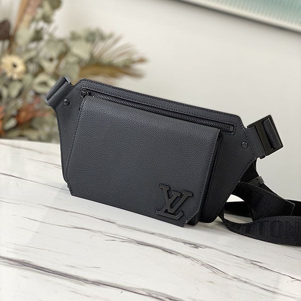 新作ルイヴィトン バムバッグ NV 本物 LV アエログラム ショルダーバッグ M57081