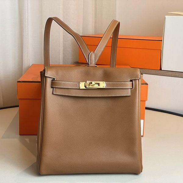 エルメス ケリーアドPM リュックサック 本物 Kelly Ado ゴールド金具