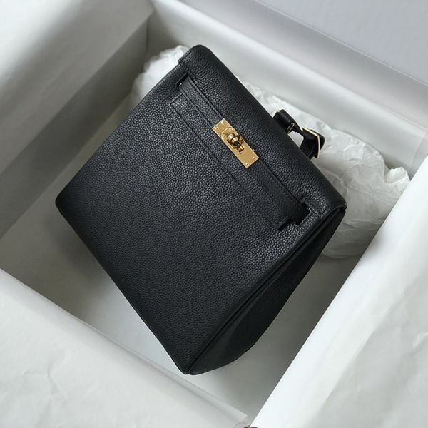 エルメス ケリーアドPM 本物 リュックサック Kelly Ado ゴールド金具
