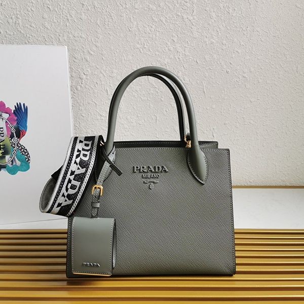 プラダ モノクローム スモール 本物サフィアーノ バッグ 1BA156