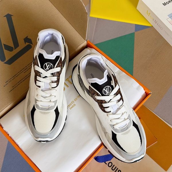 23秋冬プレルイヴィトン LVラン55 ラインスニーカー 本物 vuf65276