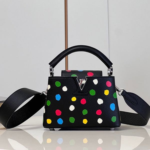 大人気！ルイヴィトン LV × YK カプシーヌ MINI 本物 バッグ vuq09825