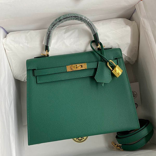 エルメス 本物 ケリー 25cm 外縫い エプソン ゴールド金具 ert91686