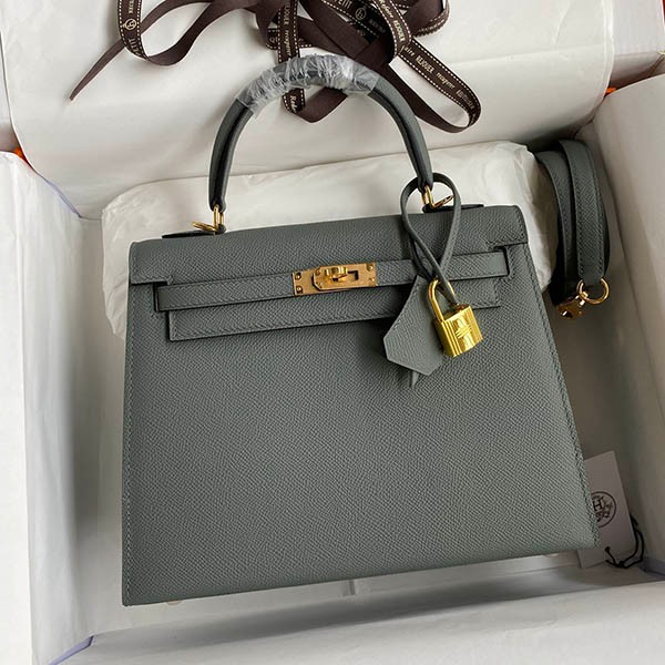エルメス ケリー 本物 25cm 外縫い エプソン ゴールド金具 erl69837