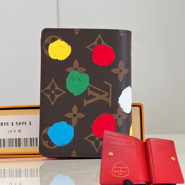稀少ルイヴィトン LV × YK ポルトフォイユルー 財布 本物 M81981