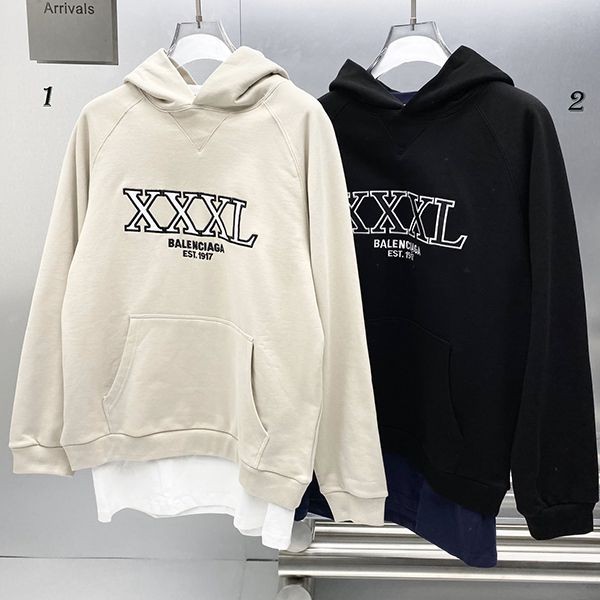 入手困難 バレンシアガ XXXL ロゴ フリース フーディ コットン 本物 2色 baj68857