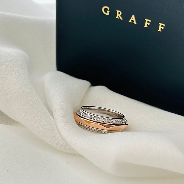グラフ GRAFF ローレンスグラフシグネチャースピニングダイヤモンド リング 本物 guo06502