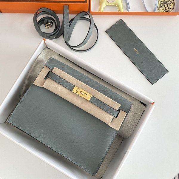 ☆超人気☆エルメス ケリーダンス 本物 22cm 内縫 2色金具 erj99896