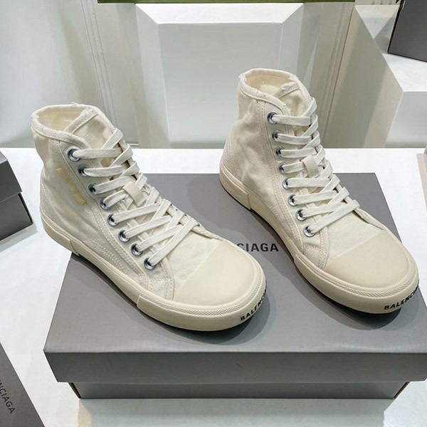 定番バレンシアガ 本物 PARIS HIGH TOP スニーカー ホワイト bad29188